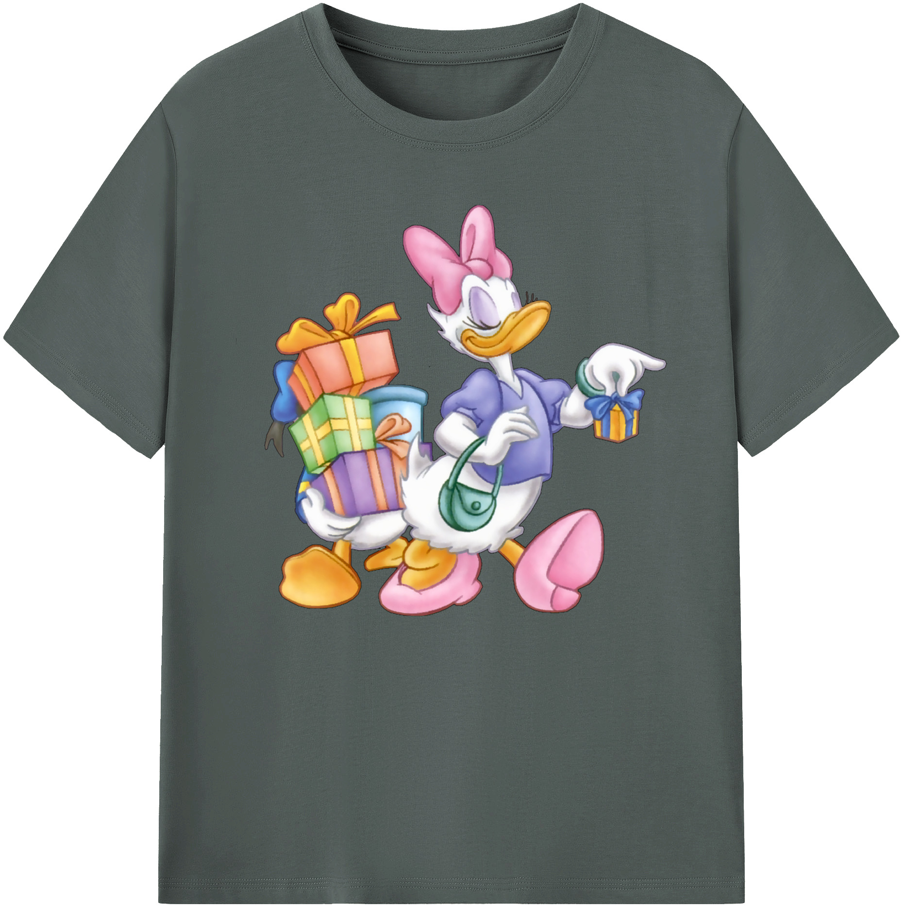 ミッキーマウス Mickey Mouse 綿100％ メンズ半袖Tシャツ｜肌触りやわらか＆通気性